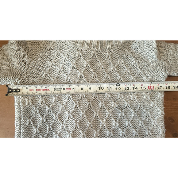 Anthropologie Sparrow Womens Cowl Neck Cable Knit Wool Sweater Dress Size XS - Picture 12 of 15